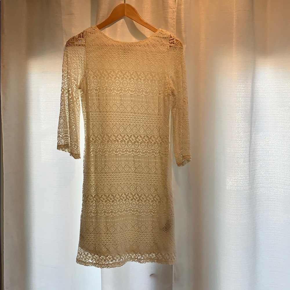 Cream dress
